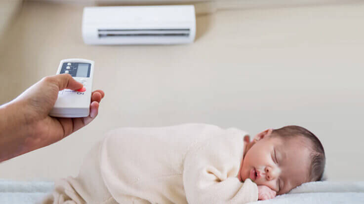 Tips to Keep Your Baby Comfortable and Safe While Using Cooler or AC